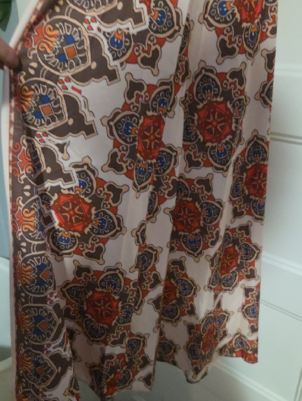 Bohemian Cream Maxi Dress - Picture 4 of 9
